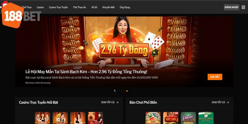 188Bet - Bộ mã code thưởng với giá trị khủng