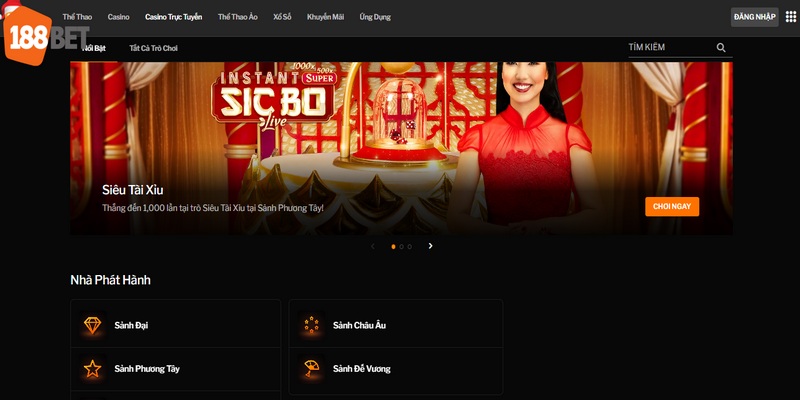 Độ chân thực khi người chơi tham gia casino trực tuyến nhà cái 188bet