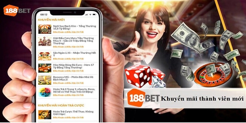 Đôi nét chương trình 188bet khuyến mãi thành viên mới của nhà cái 